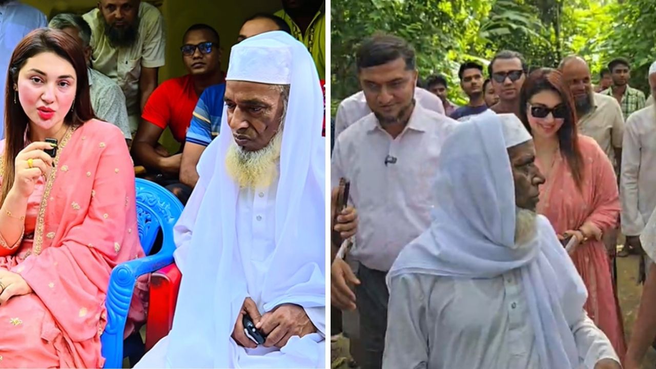 অপু বিশ্বাসকে জমজমের পানি, তজবি, জায়নামাজ দিয়েছেন সেই রইস উদ্দিন